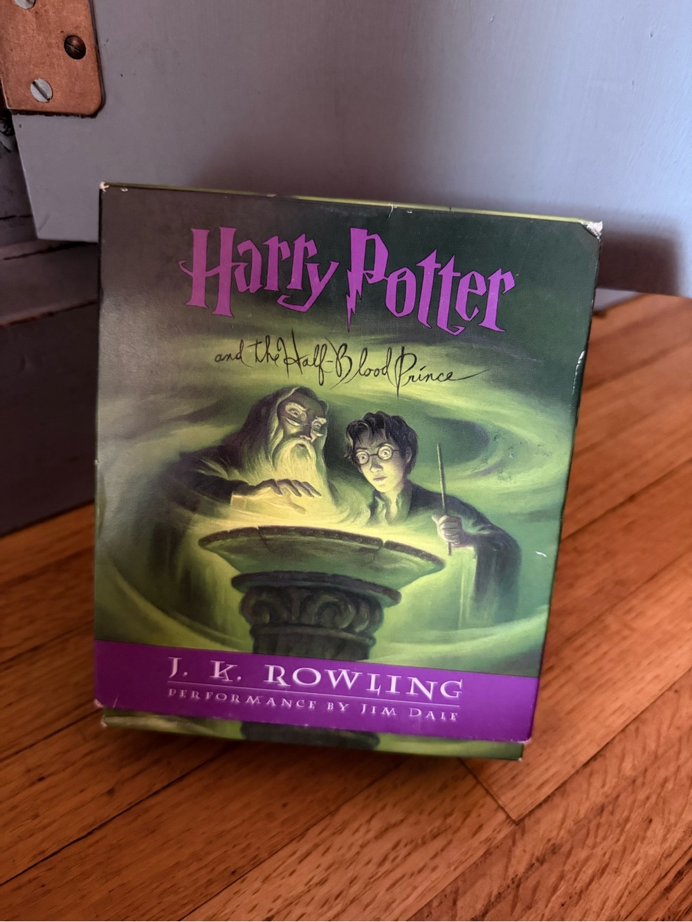 Harry Potter and the Half-Blood Prince — Green/Purple Audiobook Packaging